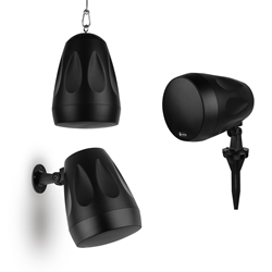 WP65BT 6-1/2" IP66 Indoor/Outdoor Pendant Speaker Pair Black