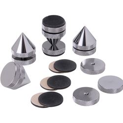 ISO-4C Black Chrome Isolation Cone Set 4 Pcs.